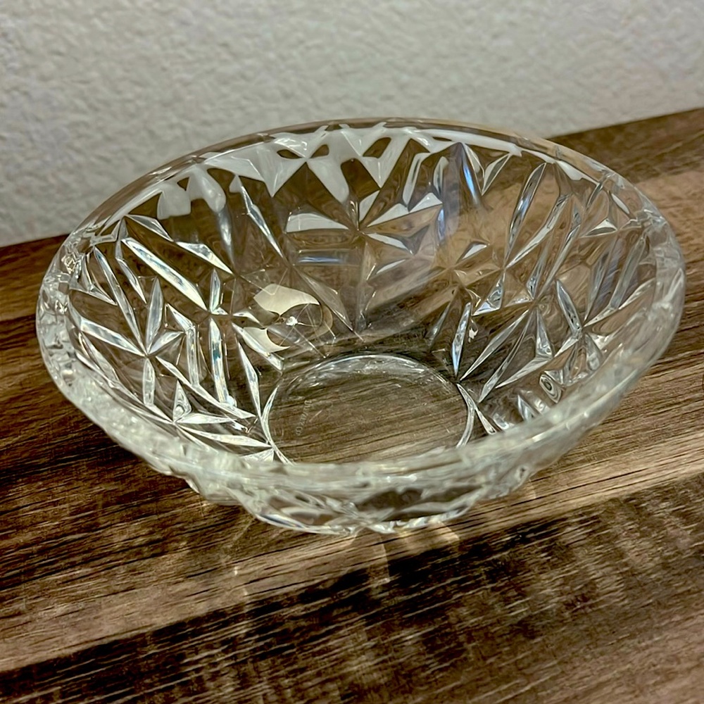 Tiffany and Co. Rock Cut Crystal Bowl
